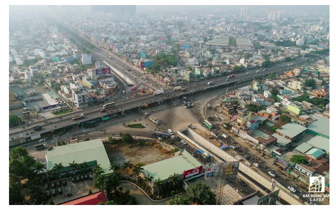 Thị trường bất động sản TP.HCM và các tỉnh lân cận phát triển.